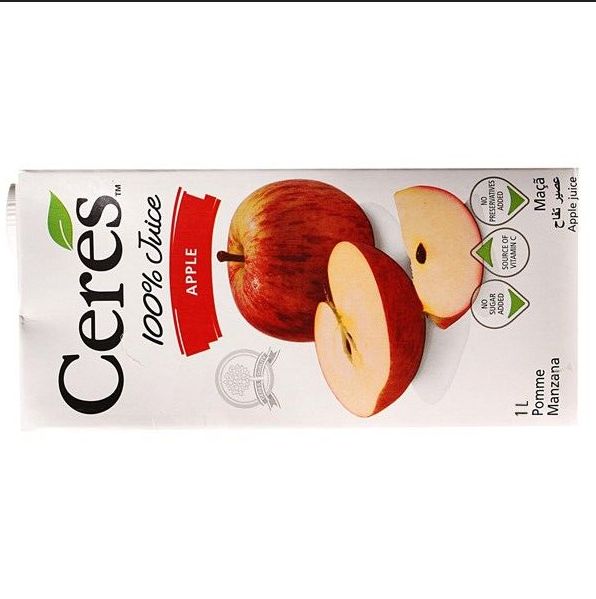 CERES APPLE FRUIT JUICE 1L
