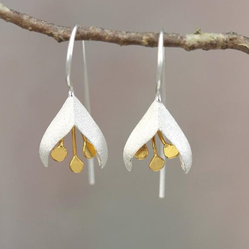 Lily Of The Valley Earring Fashion Jewelry Little Tulip Female Small Drop Earrings Beautiful Flower Earrings For Women