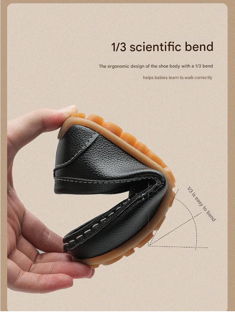Loafer Kid Unisex Children's Casual Versatile Small Leather Shoes
