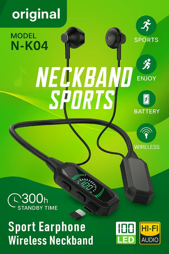 NECKBAND Wireless Sound Card Live Streaming Earphones -