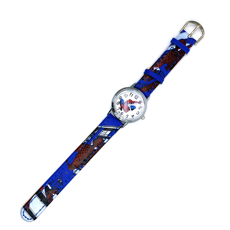 Cartoon Kids Watches 30M Waterproof Cool Pattern Leather Strap Children Wristwatch Boys Babys Gift Montre Enfant 2021