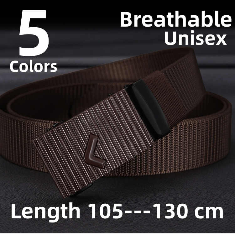 Unisex belts Automatic buckle belt Leisure Tooling Camouflage clothing Trouser straps Breathable Length 105 110 115 120 125 130 cm CRRSHOP male female black blue green brown men women belts Holiday gifts 