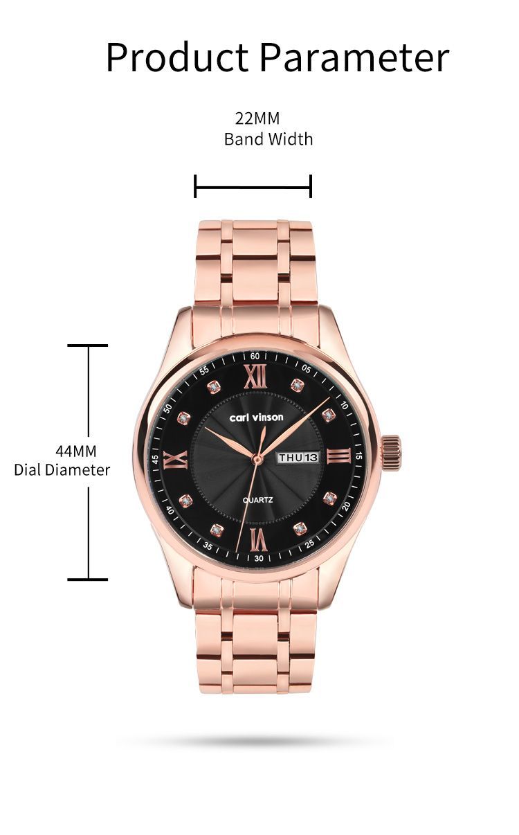 Mens Watches-Chronograph Fashion Casual Analog Quartz Watch Waterproof, Dress Luminous Wrist Watches with Stain less Steal Strap for Men Black/White Dial