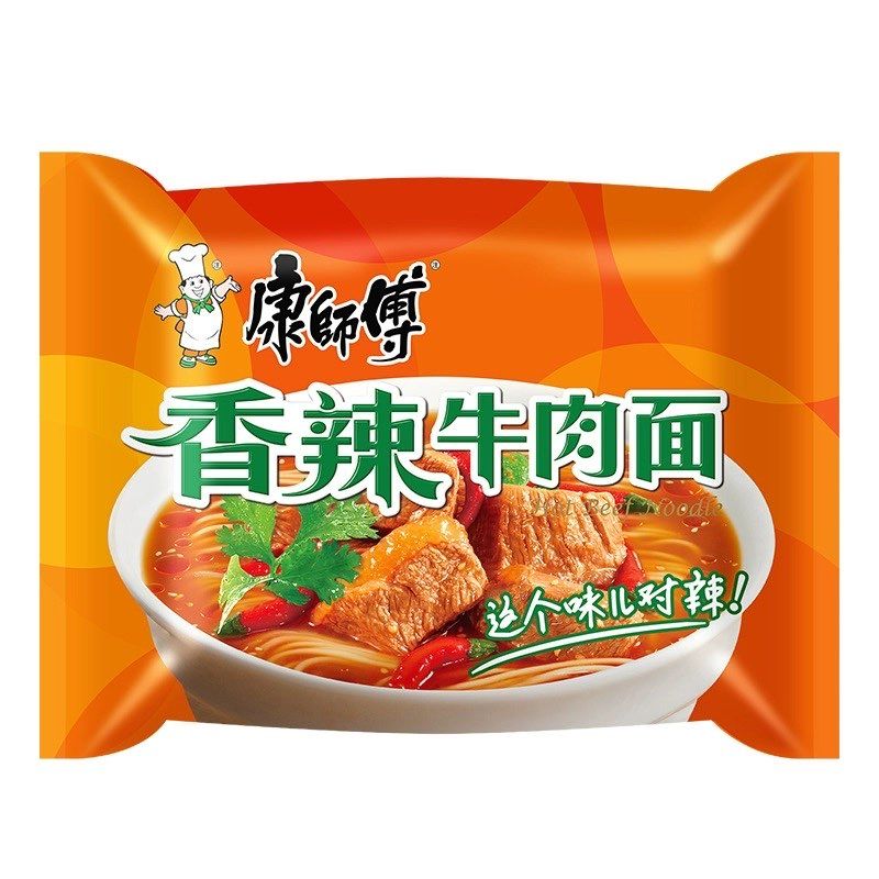 Master Kong Instant Noodles Various Flavors Instant Noodles Fried Food Bags  Packed Fast food 1pcs