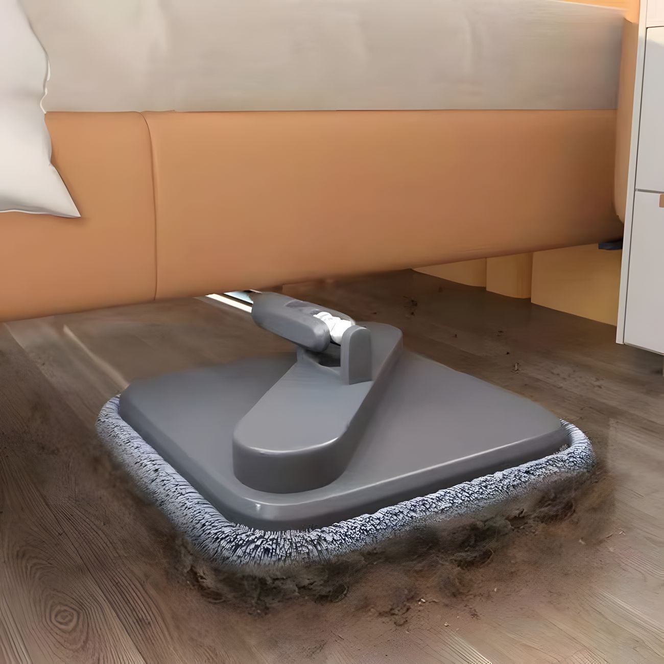 The net dirt separation mop hand-free washing pier cloth quick drying a mop net wet and dry dual-use lazy mop cleaning home utilities
