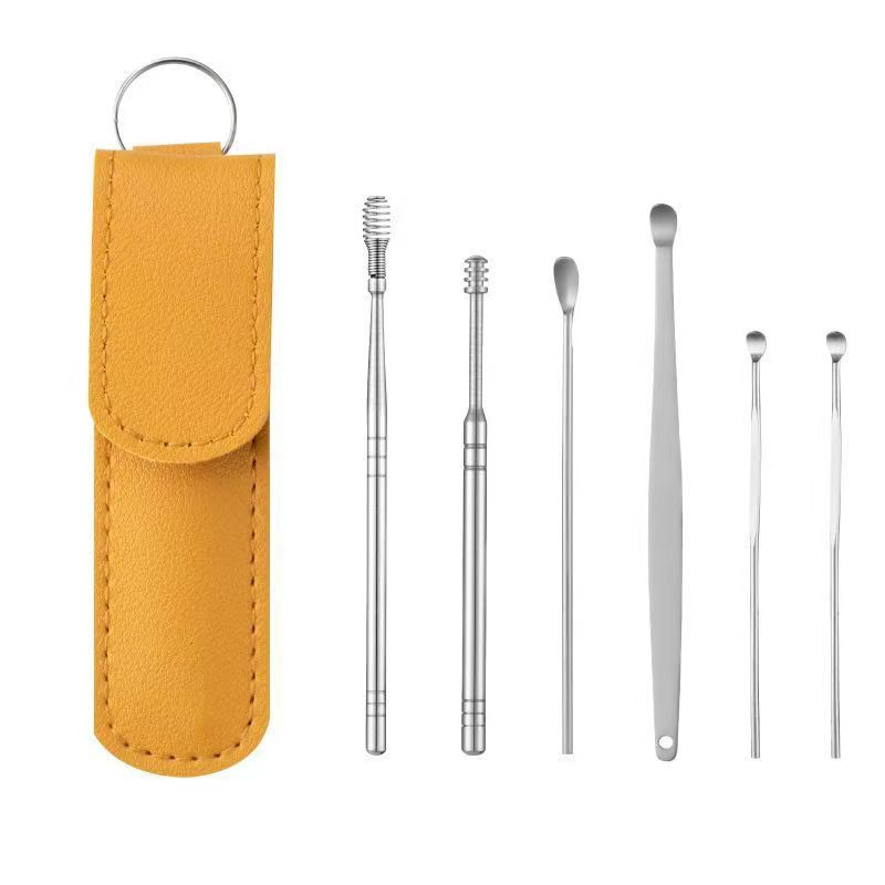 Earpick Ear digging Spoon Dear Deep Clear 6 different shape can metting different needs 