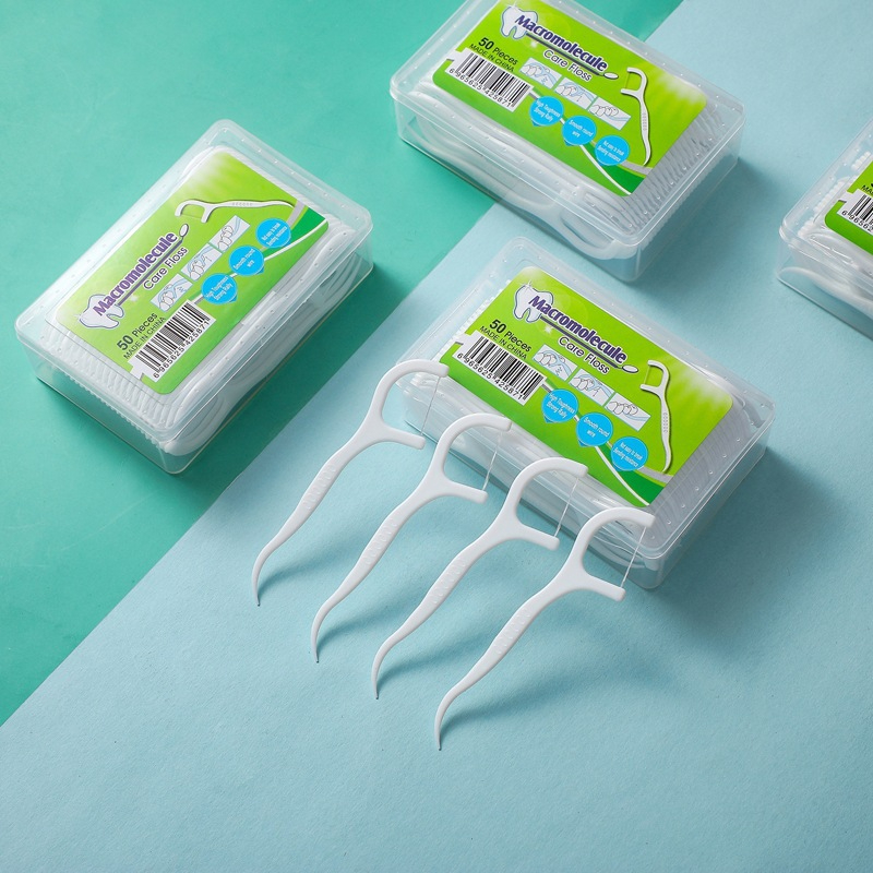 FC-538645835899 50pcs Dental Floss Flosser Picks Teeth Toothpicks Stick Tooth Clean Oral Care
