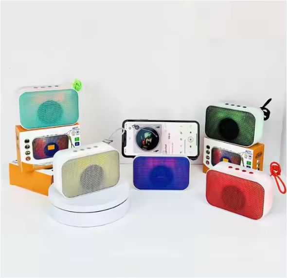 A011 LED Portable Wireless Bluetooth Speaker- Mini Small Speakers Bluetooth Home Outdoor