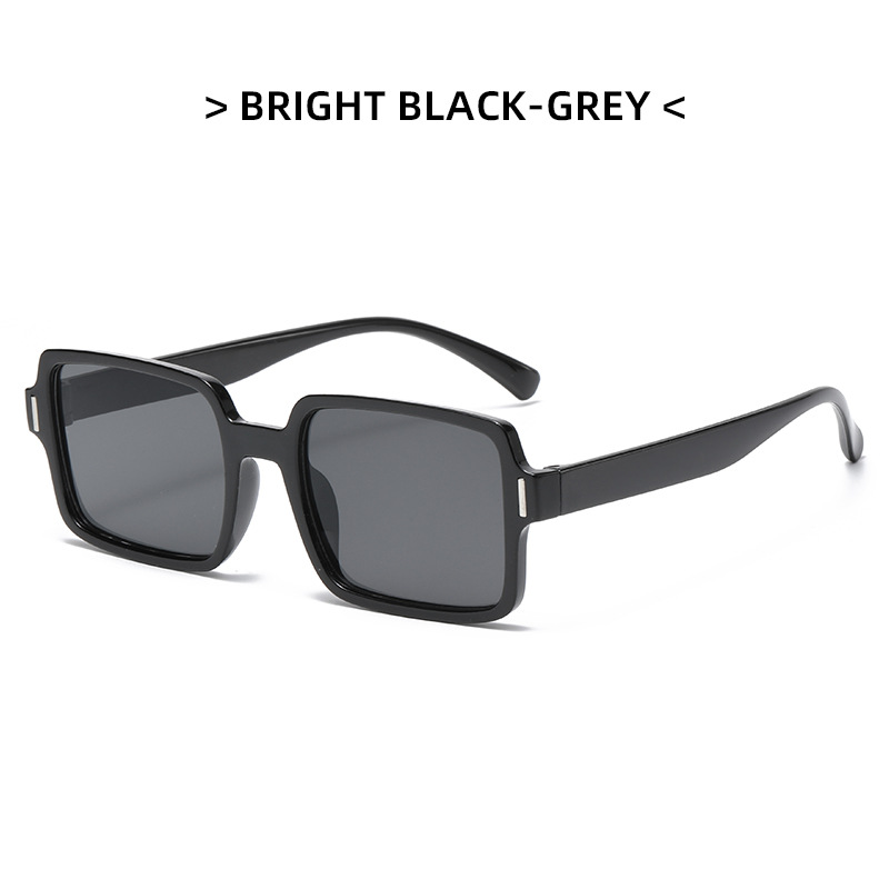 97108 Men's and Women's Summer New Simple Square Frame Sunglasses Casual Sunscreen Sunglasses