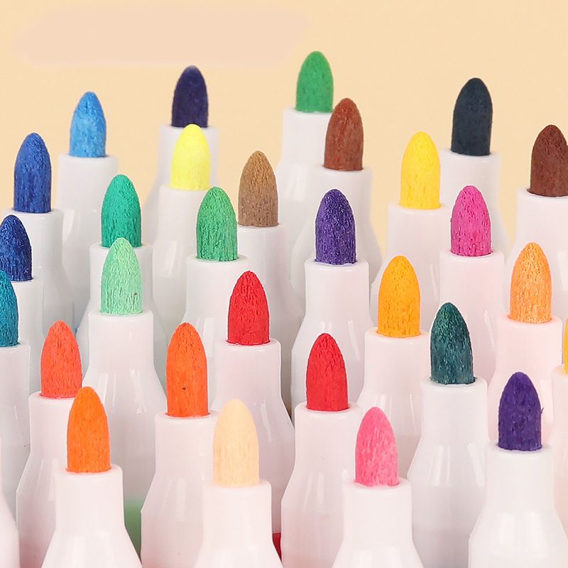 Acrylic Paint Marker Pens, Set of 12 or 24 Colors Fine Tip, Water Based Quick Dry for Rock Painting, Ceramic, Glass, Stone, Wood, Fabric Painting, , Metal, DIY Crafts 