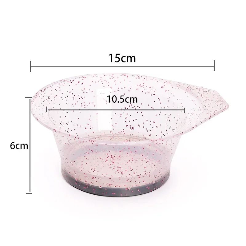 Coloring Hair Dye Brushes Plastic Easy Clean Mixing Bowl Home Salon Barber Tinting Brush Hairdressing DIY Haircut Accessories