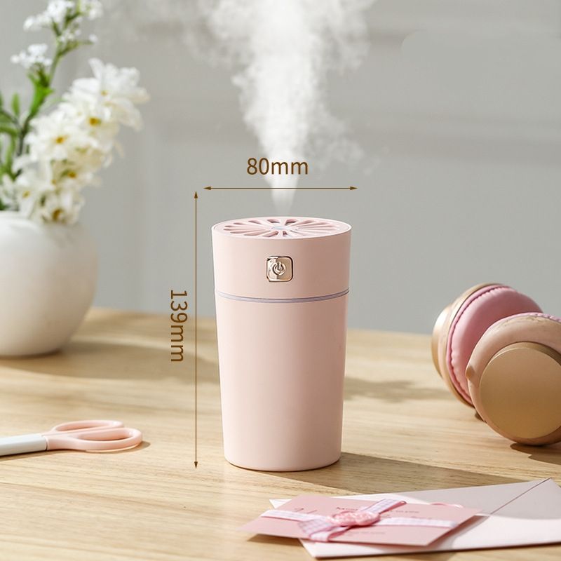 Air humidifier,280ml Heavy fog amount household large spray USB power supply CRRSHOP small mini car humidifier, desktop nano water replenisher Intelligent prevention of dry burning