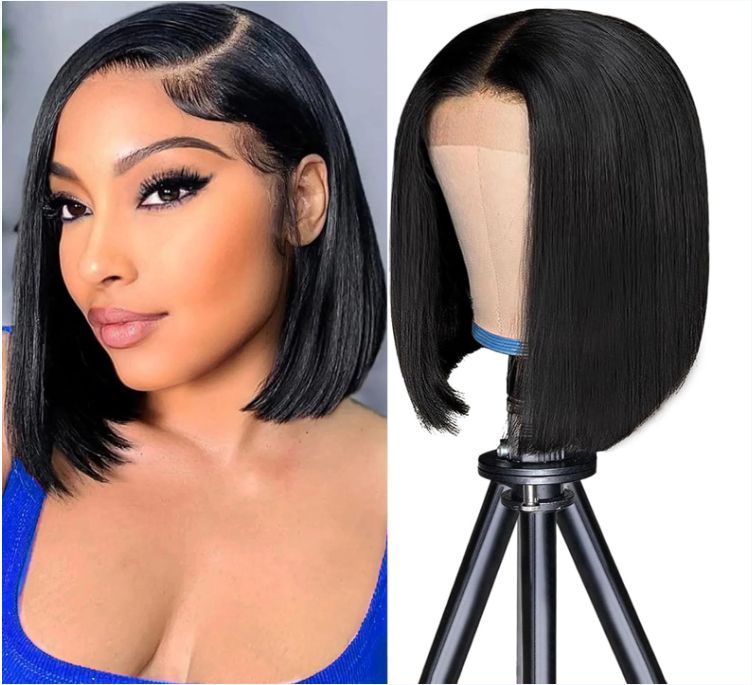 Brazilian Natural Bone Straight Frontal Wig -Raw Virgin HD Lace Front Human Hair Wigs
