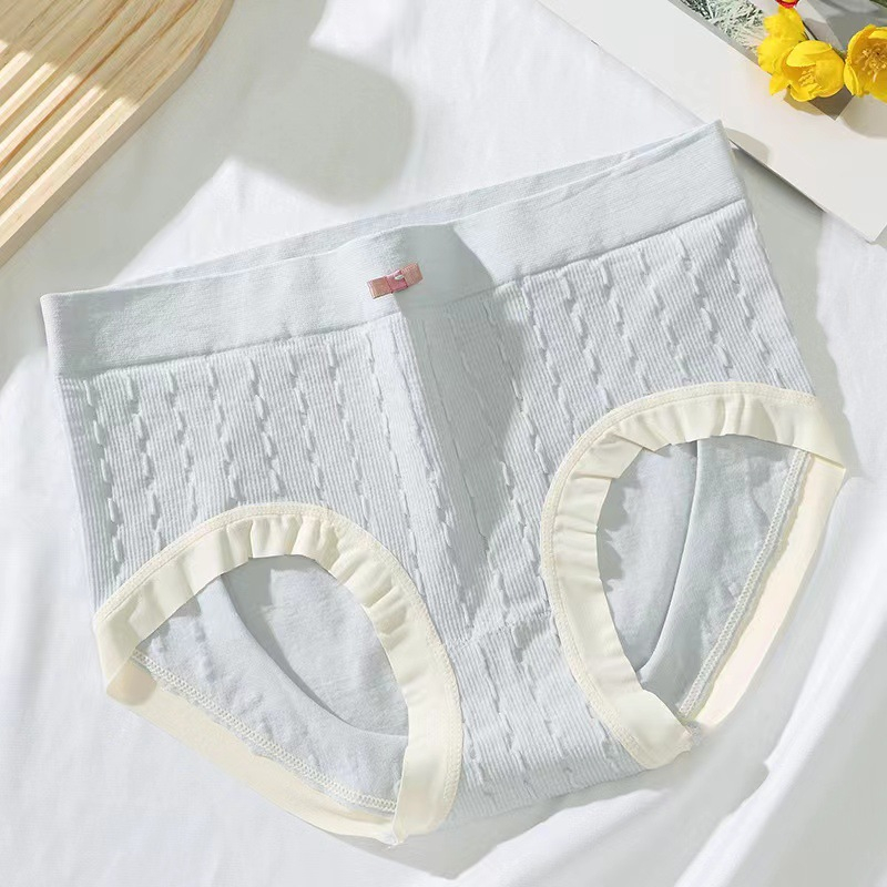 JT 729# women's buttock-lift panties antibacterial bottom design mid-rise tummy tuck girl briefs 3pcs set