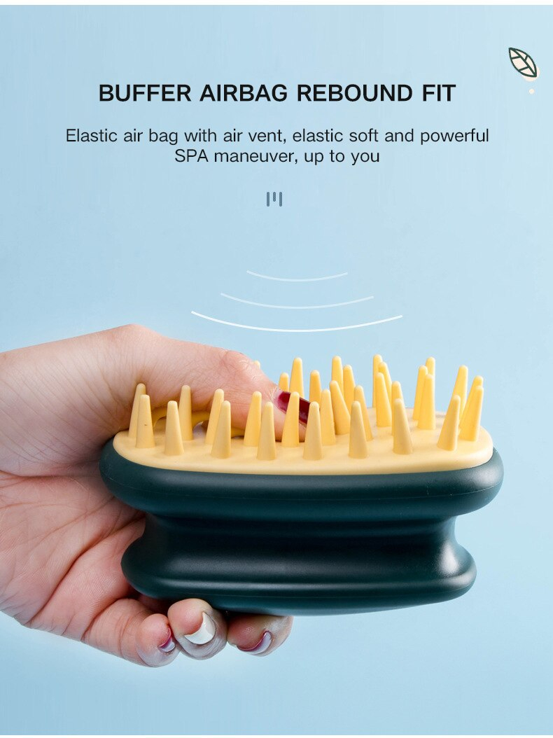 B0016 Silicone Hair Washing Brush Massage Brush Adult Hair Washing Tool Shampoo Comb Head Brush Scalp Scratcher Shampoo Brush