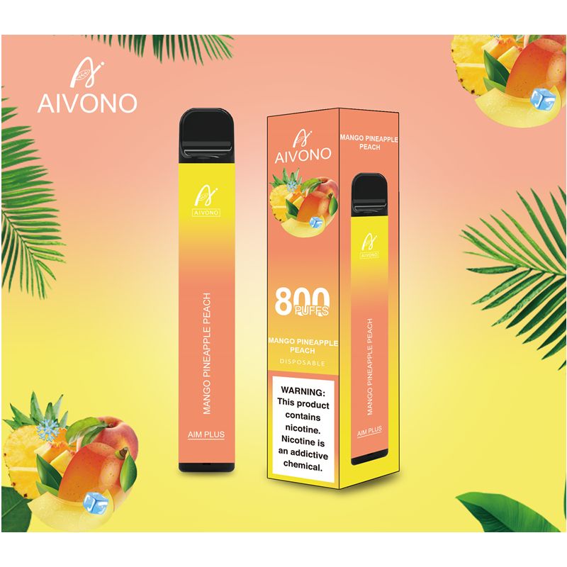 AIM PLUS 800PUFFS Ready To Puff And Go Electronic Cigarette Smoke Pod Vape Rechargeable Rruits Flavour E Juice Vapepen Ecig Ecigarette Series C
