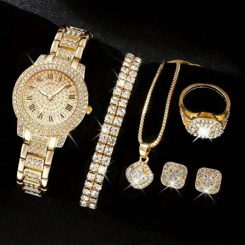 Spicy Girl Sweet Wind Watch Women's Niche High End Feeling Starry Sky Quartz Watch Student Full Diamond Women's Watch Valentine's Day Gift