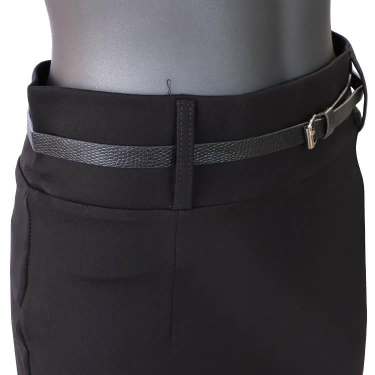 Jupe Crayon Noire Stretch Taille M (Juniors) - Occasion Très Bon état Pour Bureau/travail