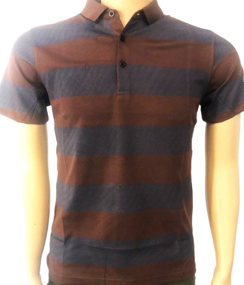 Men Classic Striped Polo Shirt Short Sleeve latest Summer breathable and comfortable t-shirt customized