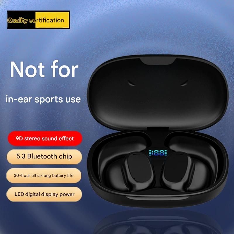 Wireless Ear Hook Bone Conduction Bluetooth Headphones Open Ear Sports Earbuds High Sound Quality Anti-drop Running Headset
