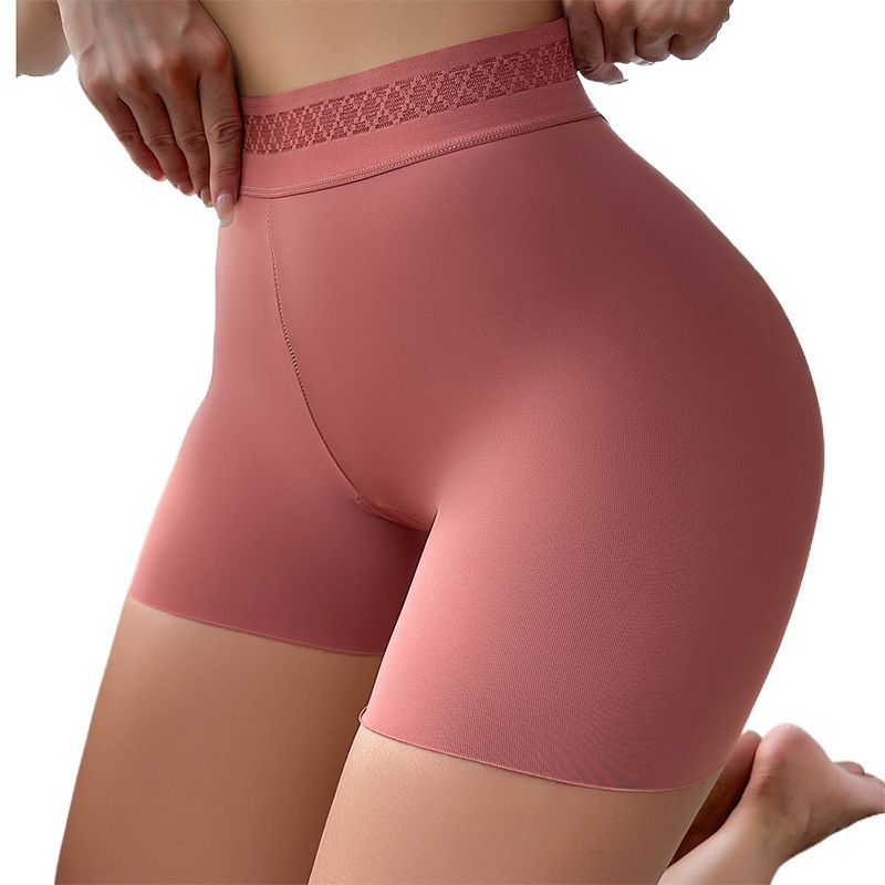 Europe and the United States new solid color hip lift belly pants corset body body tight waist plastic waist pants boxers CX001