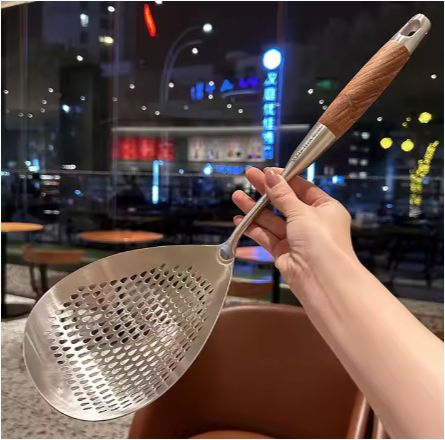  Stainless steel food strainer Scoop spoon - kitchen frying strainer