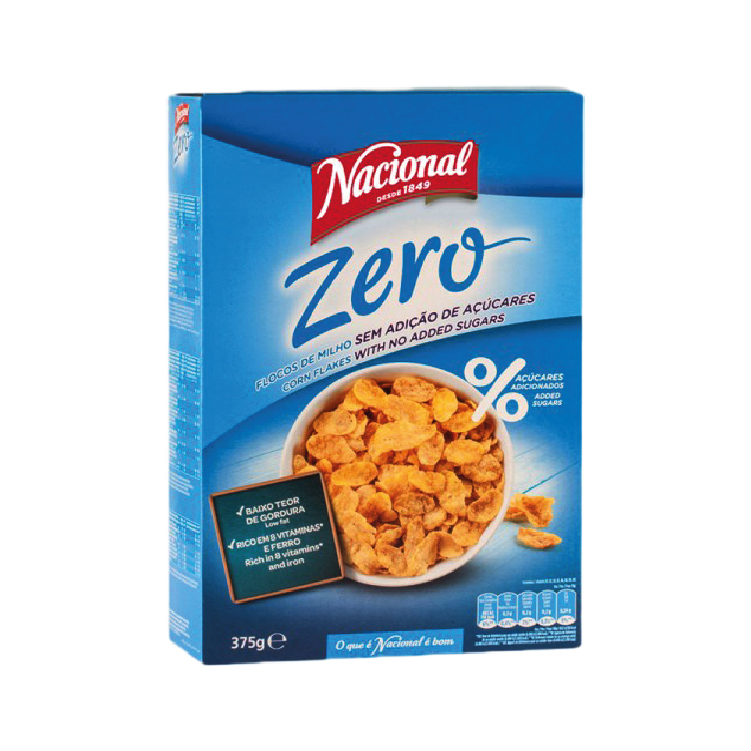 Cave&Gardens Nacional Cornflakes Zero (No Sugar Added)-375g