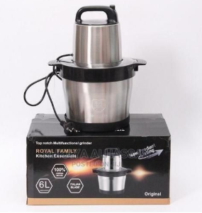 Royal Family Fufu Pounding Machine/ Food Chopper - 6 Litres - Silver