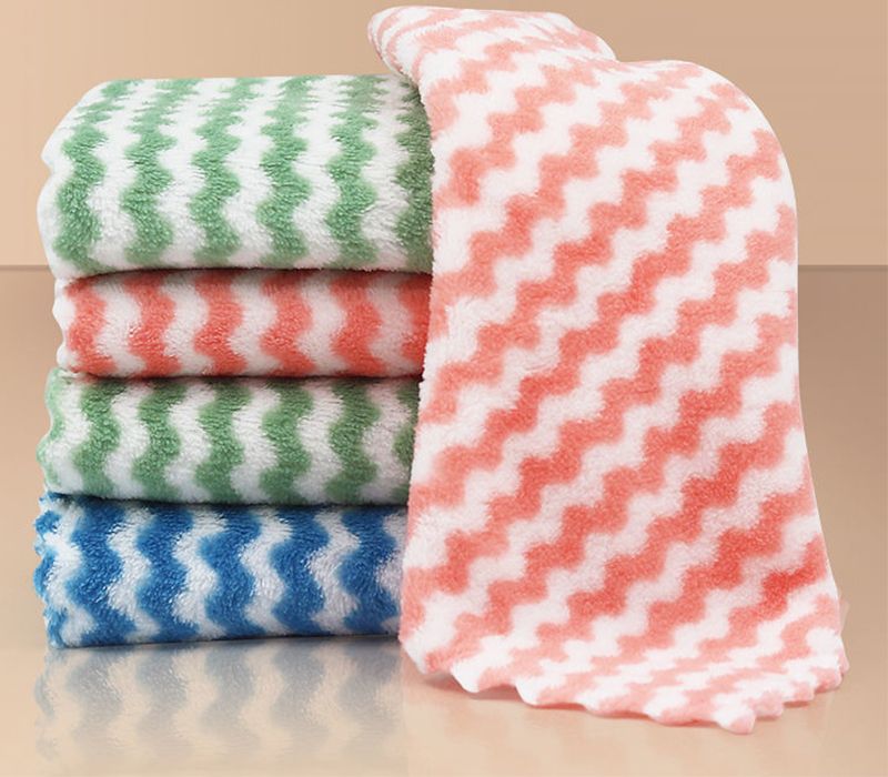 10pcs Towels Dishcloths Fast Dish Microfiber Cleaning Drying and Cloths Absorbent Super Dish Microfiber Cloth Kitchen Towels Cotton Kitchen Dish Soft Rags Cleaning
