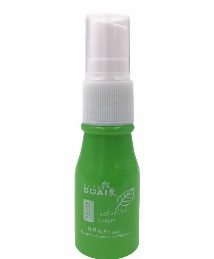 Alcohol Free 20 ML Vacuum Sex Toy Cleaner For PE PET ToysGREEN&WHITE
