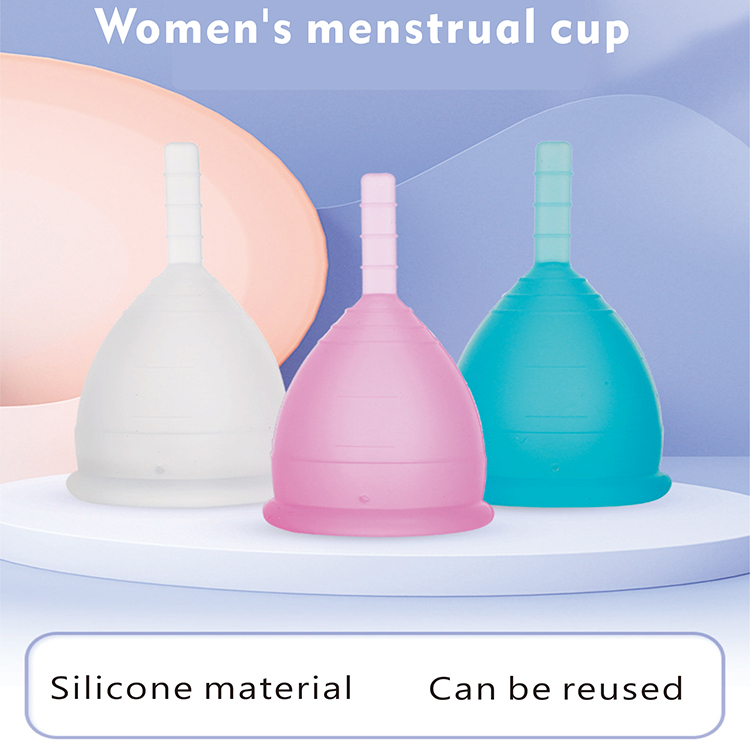 Menstrual Cup Silicone Women's Menstrual Cup Aunt Menstrual Cup Girls' Private Parts Menstrual Period Supplies Sanitary Napkins