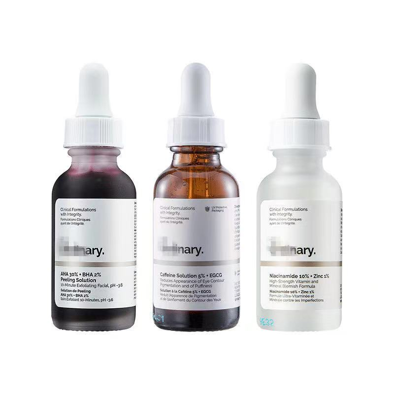 Ordinary Face Serum 10-Minute Exfoliating Face AHA 30%+ BHA 2% Peeling Solution 30ml Blemishes Remove Acne Scars Whitening