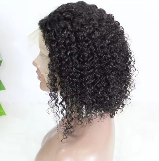 Lace Front Human Hair 13x4 HD kinky Wave Wigs Pre Plucked Lace Curly wig human Wig 