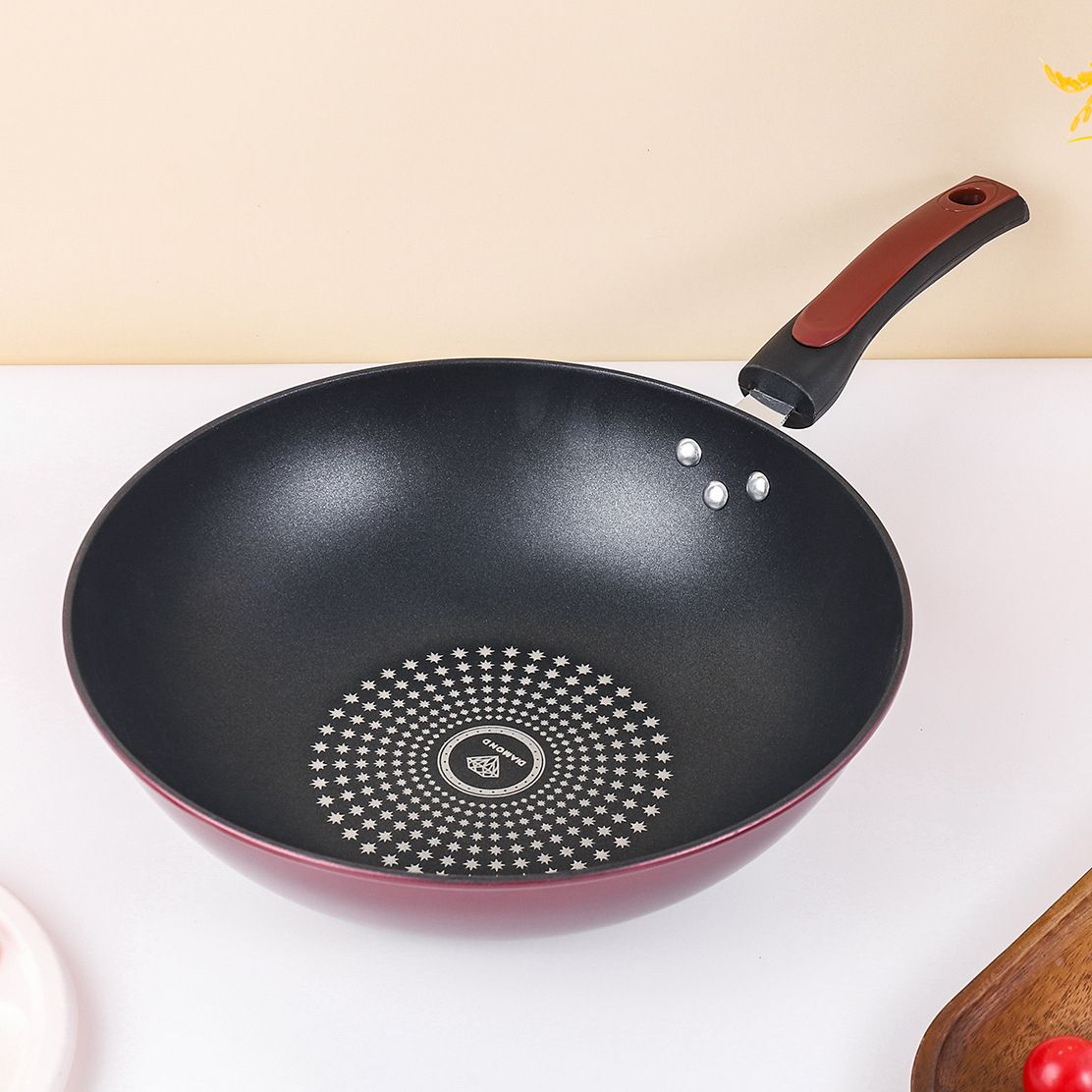 Nonstick Induction Frying Pan/Skillet, 12 Inch Cookware, Pots and Pans, Frying Pan, Restaurant Grade,Black 32CM