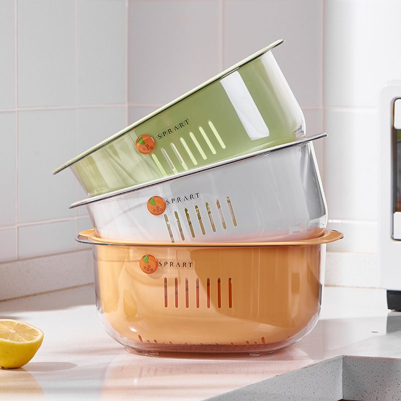 701 Transparent Drainage Basket Kitchen Drainage Basket Square Stretching Drainage Basket Kitchen Sink Shelf