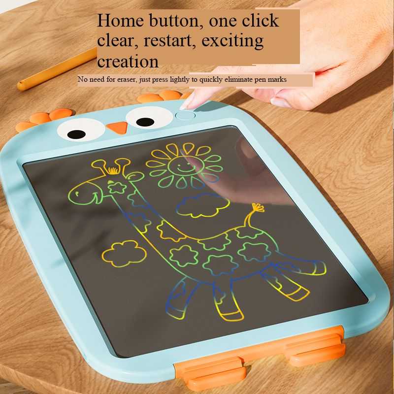 Children’s LCD Writing Tablet, Kids Small Blackboard, Baby Colorful Graffiti Electronic Drawing Pad, Toddler Erasable Handwriting Toy, Safe Eye-Protection Electronic Doodle Board