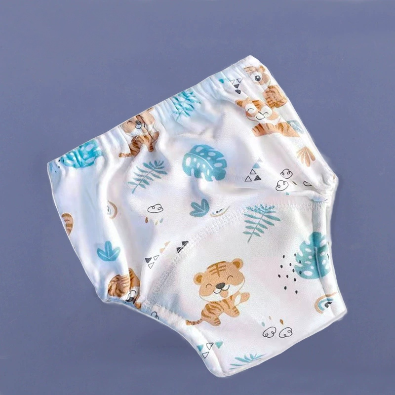 Baby is like toilet training pants summer infant diaper diapers 6 layers gauze diaper pocket practice learning pants