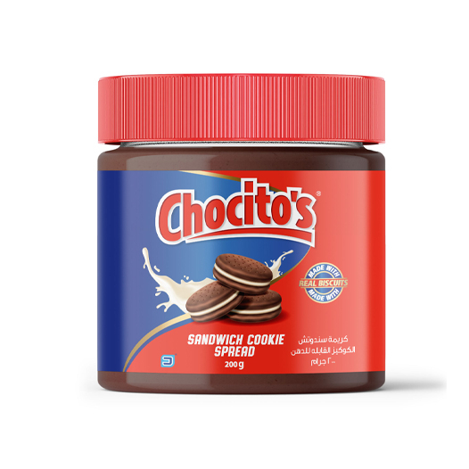  Chocito's Chocolate Spread- Sandwich Cookies & Cream Spread-200g