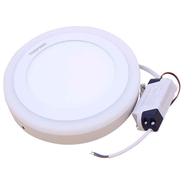 Tospino Round Flush Surface-mounted LED Panel Ceiling Light Fixture RGB 6500K
