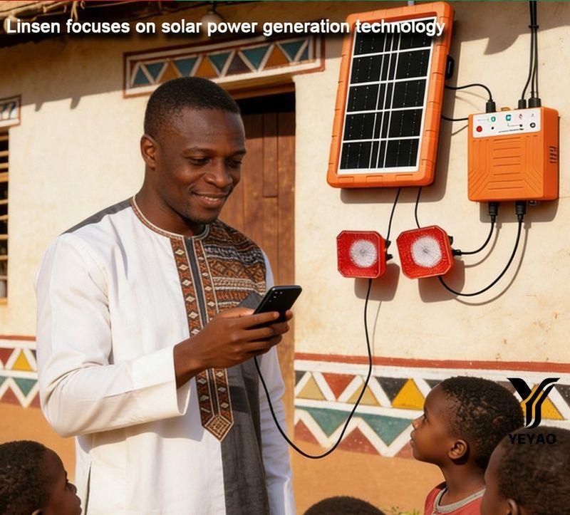 Portable Mini Solar Power Station Complete Kit with 2 LED Lights, Household Solar Energy Storage System, Outdoor Camping Emergency Lighting Power Supply