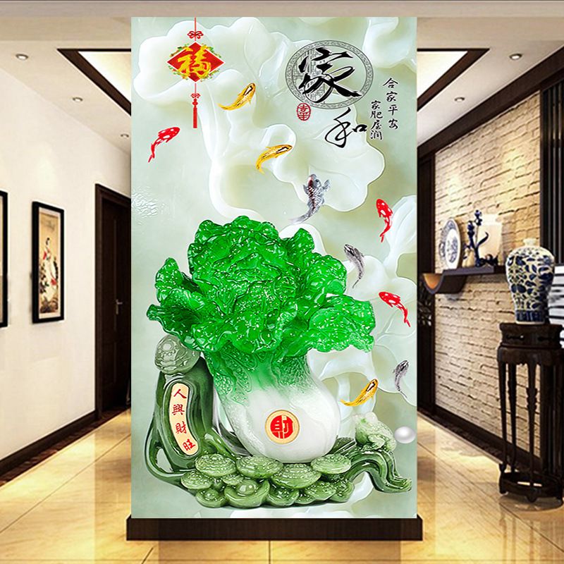 Sticker 3D decorative paintings large size 50*80cm,60*120cm decorative wall stickers, self-adhesive, floral wall stickers, bedroom and living room wall stickers, background wall stickers