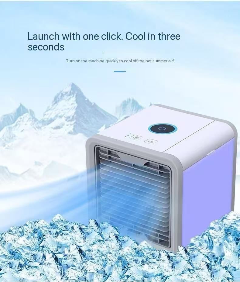 Household mini air cooling machine desktop small air conditioning fan dormitory USB mini air cooling fan office air conditioning fan D278