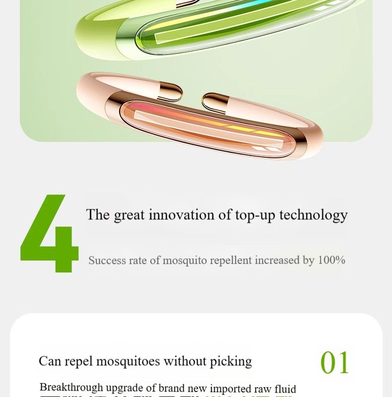 Mosquito repellent bracelet plant essential oil anti-mosquito artifact adult portable children baby vitality essential oil mosquito repellent bracelet
