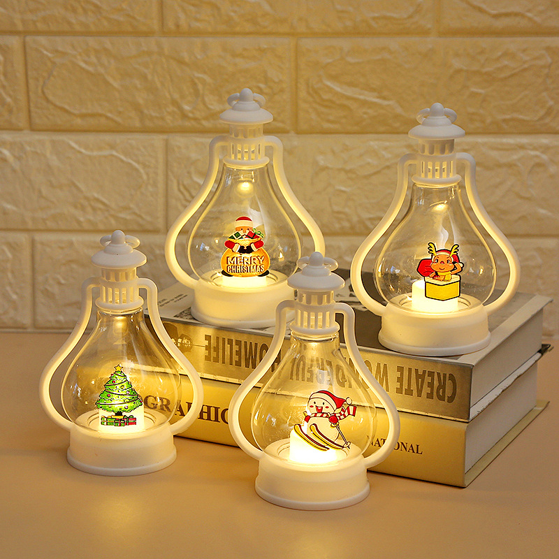 Christmas Decorations New LED Lights Children Portable Window Display Christmas Tree Pendant Creative Props(This product does not contain batteries)

 