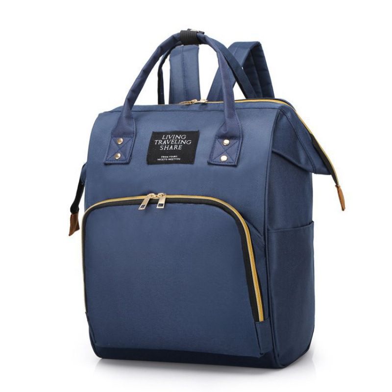 Multifunctional Large Capacity Mummy Bag, Canvas Mommy Backpack, Portable Handbag Diaper Bag, Durable Stroller Hanging Baby Care Backpack for Travel Nursing Outdoor Daily Use, Multiple Optional Colors, Single Bag Only
