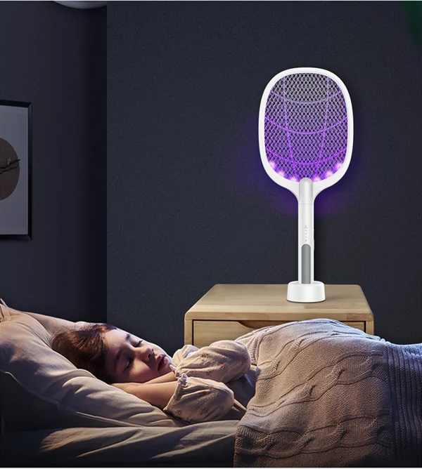 2-in-1 Electric Swatter and Night Mosquito Killing Lamp

