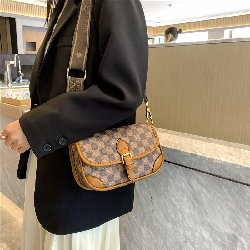 OC&8852 New Fashion Old Flower Cross-body Bag Luxury Brand Broadband Handheld Women's Bag