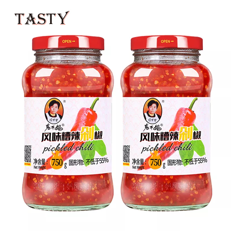 Tasty  Lao Gan Ma Tao Huabi mince chili 750G chilli sauce