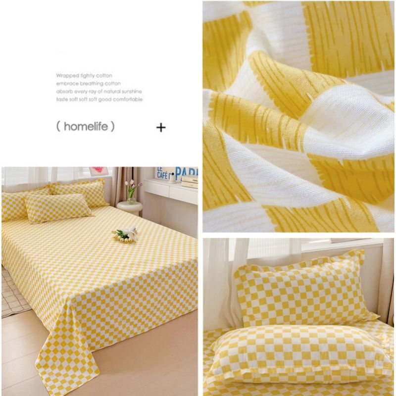 120*230cm ,150*230cm ,180*230cm,220*230cm ,230*250cm Washed cotton brushed bed sheets pillow cases CRRSHOP free shipping Bed cover pillowcase 48 * 74cm