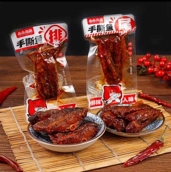 BAMBOO STICK FISH DELICIOUS AND JUICY MEAT SPICY FLAVOR 25g
